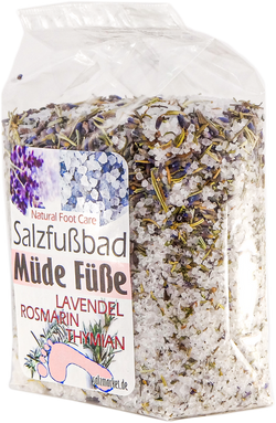 Salzfußbad für müde Füße 500 g