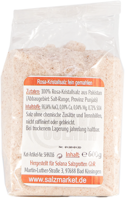 HIMALAYA KRISTALL SPEISESALZ - FEIN 600g