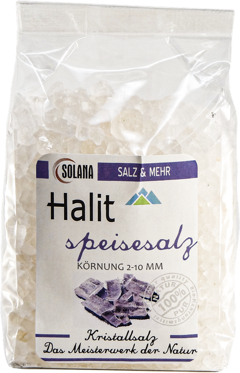 Halit Speisesalz Körnung 2 -10 mm 600 g