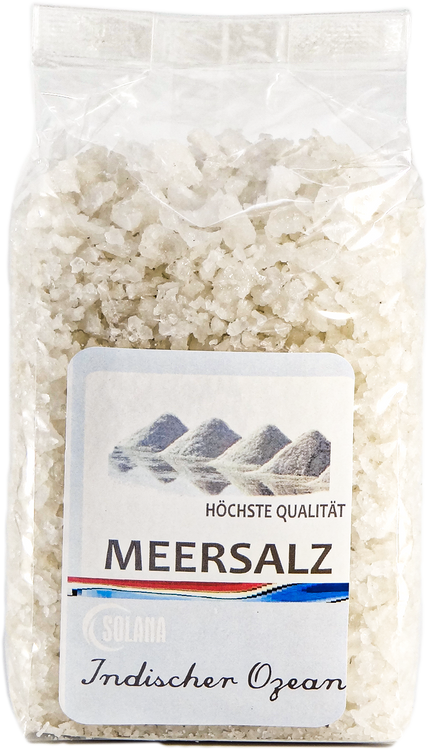 MEERSALZ KÖRNUNG 1-10 MM 300 Gramm Beutel