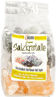 Salzkristall-Mix aus Kala-Namak, Halit, Salzkristalle Reines Rosa (bekannt als Himalaya Salz) und Salz mit Kupfer 300 Gramm Beutel
