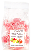 SALZBONBONS AUS HIMALAYA-KRISTALLSALZ-SOLE - TUTTI FRUTTI   100g