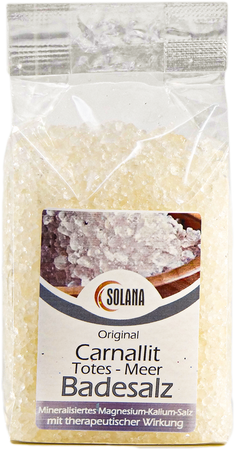 Carnalit - hoch mineralisiertes Salz aus dem Totem Meer 600 G