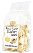 Kristall-Salinenbonbons aus Natursole, Ingwer 100 g