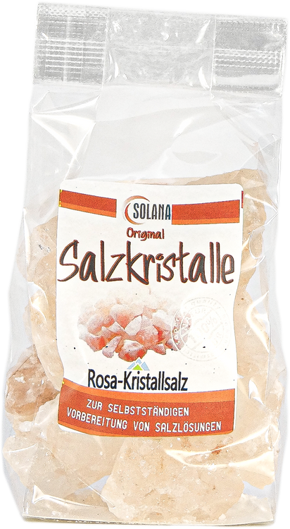 SALZKRISTALLE REINES ROSA ( bekannt als Himalaya Salz) 600 Gramm Beutel