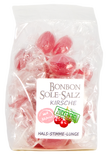 ZUCKERFREIE SALZBONBONS MIT ROSA-KRISTALLSALZ-SOLE - KIRSCHE  100g