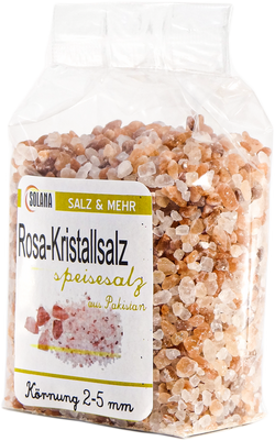 Himalaya Kristall Speisesalz - Körnung 2-5 mm 600 g