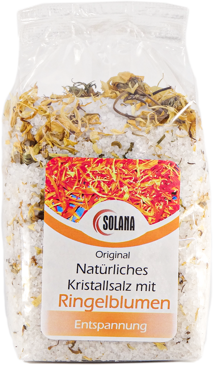 Natürliches Badekristallsalz mit Ringelblumen 300 g