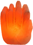 Salzlampe Hand