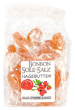 Salzbonbons aus rosa Kristallsalz-Sole - Hagebutten 100 g