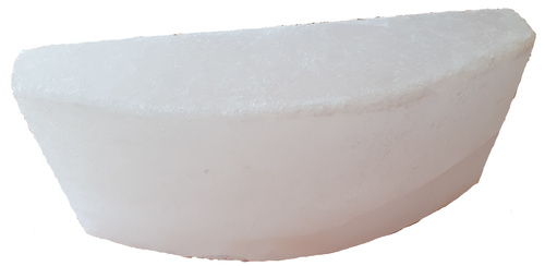 Salzziegel Weiss - 5cm*10cm*20cm einseitig halbrund