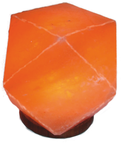 Salzlampe Diamant