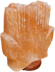 Salzlampe Hände