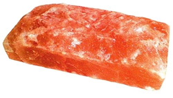 Salzziegel Himalaya natur/einseitig 20cm*10cm*4+cm  100 stück