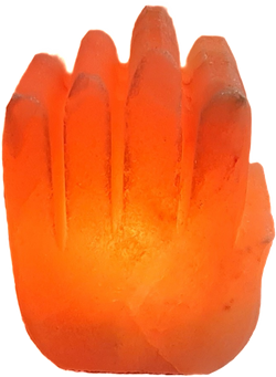 Salzlampe Hand
