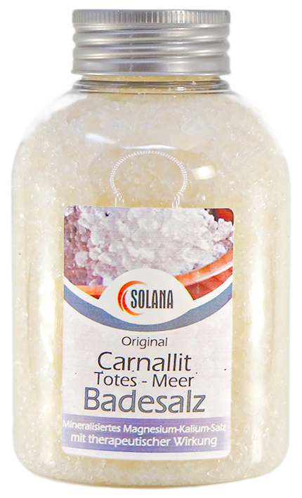 Carnalit - hoch mineralisiertes Salz aus dem Totem Meer Flasche 500 G