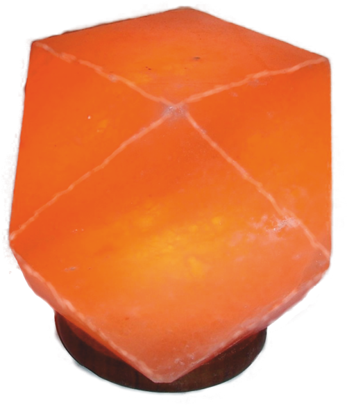 Salzlampe Diamant
