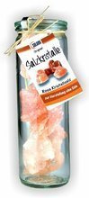 SALZKRISTALLE REINES ROSA ( bekannt als Himalaya Salz)   500 g Glass