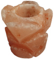 SALZKRISTALL - TEELICHTHALTER "ROSE1"