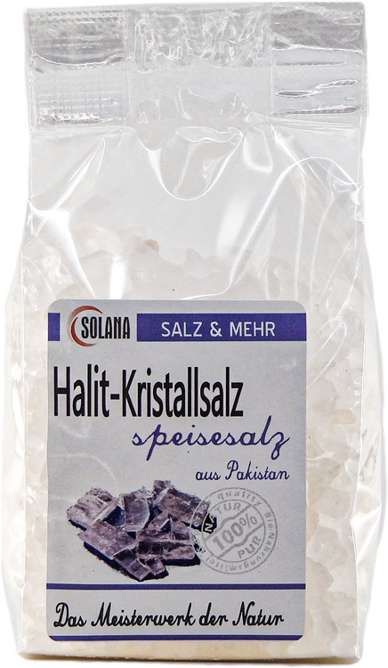 HALIT SPEISESALZ KÖRNUNG 2 -10 MM 300g
