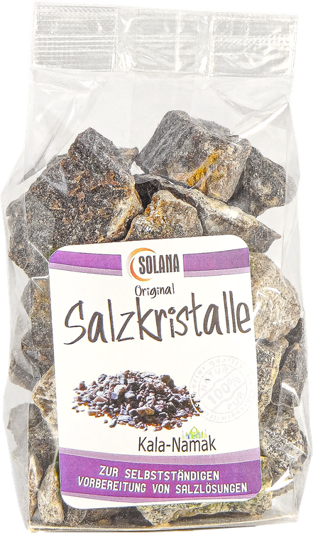 Salzkristalle Indisches Schwarzsalz Kala-Namak 300 g