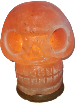 Salzlampe Schädel