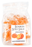 SALZBONBONS AUS HIMALAYA-KRISTALLSALZ-SOLE - ORANGE 100g