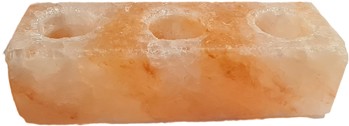 Teelichthalter „3-FACHER” SALZBLOCK M1