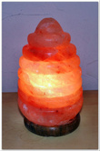Salzlampe Scheibenhonig