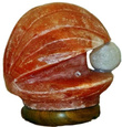 Salzlampe Perle in Muschel