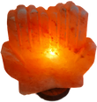 Salzlampe Hände
