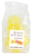 ZUCKERFREIE SALZBONBONS MIT ROSA-KRISTALLSALZ-SOLE - ZITRONE  100g