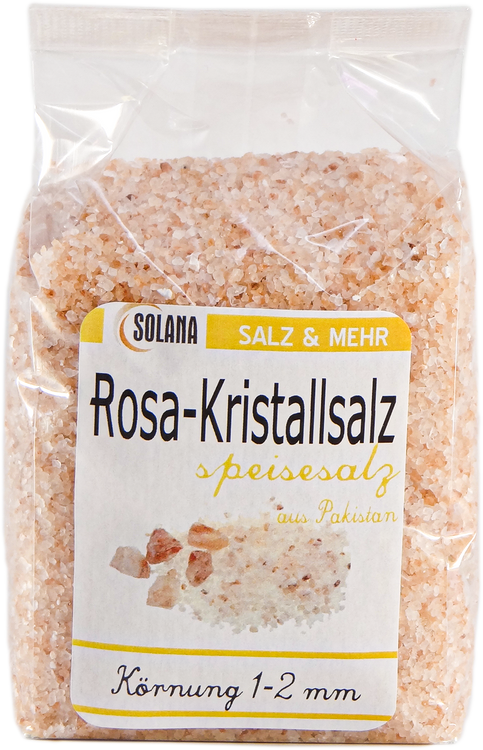 HIMALAYA KRISTALL SPEISESALZ - KÖRNUNG 1-2 MM 600g