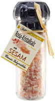 CLASSIC SALZ-MÜHLE - ROSA KRISTALLSALZ (bekannt als Himalaya Salz) mit Sezam 105 Gramm