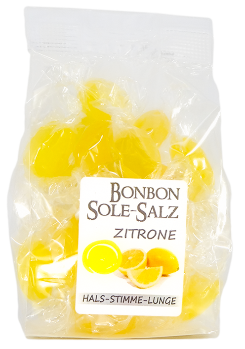 Salzbonbons aus Himalaya-Kristallsalz-Sole - Zitrone 100 g