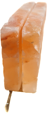 Salzziegel Rosa-Kristallsalz 5cm*10cm*20cm mit eingefräster Nut